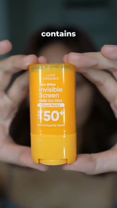 LUXE ORGANIX Sunscreen Zero Shine Invisible Screen Daily Sun Stick SPF 100+ Whitening Oil-control Cloud Matte SPF 50+ 17g Stick
