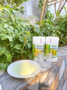 Bột rau má đậu xanh cốt dừa Organic 37 - Làm đẹp da tốt cho hệ tim mạch ( hộp 500g )