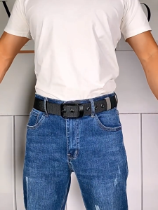 MENSPE Men Sports Belt Outdoor Belt Adjustable Belt Rotating Buckle Double-Sided Two-Color Nylon Belt Waistband Youth Sports Canvas Pant Belt Simple Nice Waistband