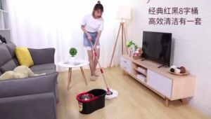 Spin mop serbaguna alat pembersih lantai 1 set pel dan 2 pcs kain pel MURAH