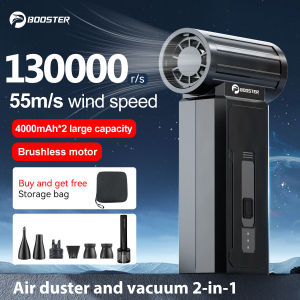 130000RPM Turbo Fan Brushless Powerful Air Blower Wind Speed 55m/s Air Duster Vacuum Cleaner for Car/Keyboard/PC/Home