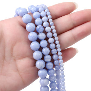 4/6/8/10มิลลิเมตรลูกปัดหินธรรมชาติคุณภาพสูงลายลูกปัดหินหินโมราสำหรับ DIY สร้อยคอเครื่องประดับทำสร้อยคอมือ 15 ชั่วโมง 38 เซนติเมตร