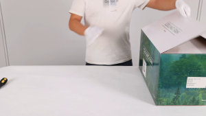 พัดลมเพดาน โคมไฟพัดลมเพดาน พร้อมรีโมท 6 แรงลม ตั้งเวลาได้ 3 โหมดสีไฟ มีฟังก์ชั่นความจำ โคมไฟพัดลมเพดานห้องนั่งเล่นแบบฝังกึ่งฝ้า