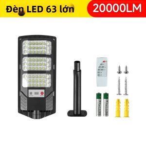 Đèn Năng Lượng Mặt Trời Ngoài Trời 30000LM Đèn Gắn Tường Có Cảm Biến Chuyển Động Luôn Sáng Trong 20 Giờ Kiểu Dáng Hiện Đại Đèn LED Năng Lượng Mặt Trời Cho Đường Phố Sân Nhà