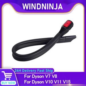 Nozzle Head For Dyson V7 V8 V10 V11 V15 Vacuum Cleaner Accessories Mite Removal Suction Head Spare Parts Flexible Crevice Tool