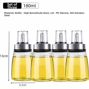 Non-sticking Prevent Leak Glass Vinegar Oil Bottles
