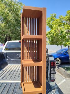 ชั้นวางของไม้แท้ อบแห้ง ทำสีสวยงาม