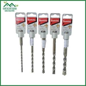Mũi khoan bê tông 4 cạnh Makita chuôi gài 5 6 8 10 12 14mm X 160mm