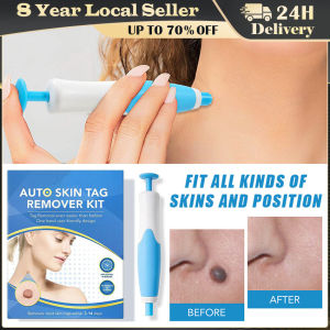 2 In1 Painless Auto Skin Tag Mole Wart Removal Kit Cleaning Tools Face Skin Care Body Wart Dot Treatments Remover Beauty Health