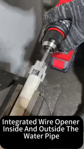 1/2 Inch And 3/4 Inch Water Pipe Internal And External Tapping Drill Bits Suitable For PVC Water Pipe Thread Cutting Tools