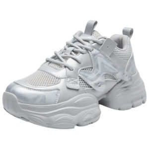 DUSTO | Silver Dad Shoes Women Lightweight Breathable Sneakers