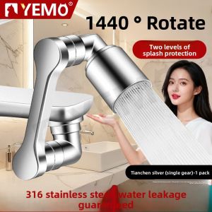 YEMO | Stainless Steel Extendable Faucet with Swivel Nozzle