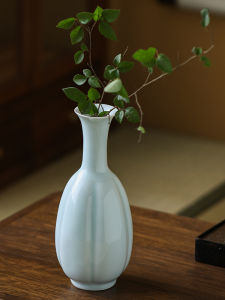 Gốm Sứ Thêu Phong Cách Cổ Điển Trung Quốc Gốm Sứ Jingdezhen Gốm Sứ Sứ Trắng Trang Trí Nhà Phòng Khách Hoa Khô Đĩa Đựng Hoa Đơn Giản Hiện Đại