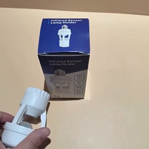 สวิตช์ไฟอัจฉริยะ ขั้วหลอดไฟอัจฉริยะ E27 ขั้วหลอดไฟเซ็นเซอร์ ตรวจจับการเคลื่อนไหว Infrared sensor พร้อมส่งไวมาก จากกทม.