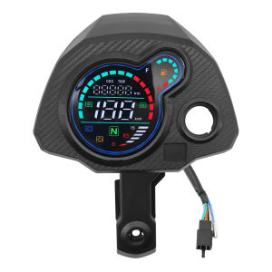 RYSJM | Digital Meter Motorcycle Mileage Display Digital Speedometer LED Meter Odometer Voltage Oil Level Gauge For Honda Navi 110