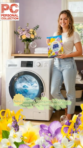 Bluewave Personal Collection Floral Fresh Powder Laundry Detergent 800g Deep Cleaning Long-Lasting Floral Scent Gentle