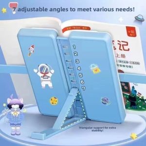 Multi-Functional Three-In-One Pencil Case Foldable Reading Stand Whiteboard Adjustable Book Support Stationery for Primary School Students