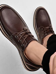 Fashion Leisure British Style Low Cut Mens Leather Shoes