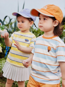 MINI BALA | Cotton Stripe T-Shirt for Kids