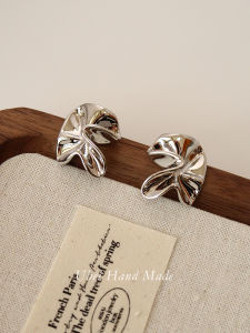 There Are North Handmade Unique Ruched Earrings Stylish Temperamental Minority Fancy Earrings Fashion Frosty Style Earrings