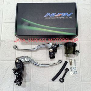 HANDLE MASTER REM NISZIN KAWASAKI Z1000 ZX1000 1SET KOPLING REM + TABUNG BIG SMOKE UNIVERSAL PNP VARIO/ MIO/ SATRIA FU/ SONIC/ RX KING/ TIGER/ F1ZR/ GTR/ KLX/ BEAT/ FINO/ VIXION/ R15 V2 V3/ NINJA R RR SS 150 250/ SPACY/ SCOOPY/ GENIO/ CRF