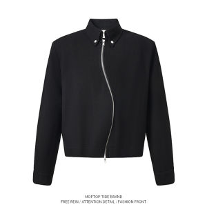 เสื้แจคละอองตาปลอมไหล่สไตล์ยุโรปไม่มีน่านรองสำหรับทั้งหญิงและพนักงานมัดตั้งอยู่จากบริสุทธิ์ของซูเนท มัชเชือดแบบสั้นทันสมัย สัมผัสเกี้ยว