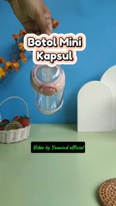 Mini Bottle Capsule | Botol Minum Sedotan Anak BPA FREE Stiker 650ml