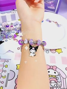 DIY Kuromi Charm bracelets Necklace Melody Charms Bracelet Necklaces Childrens Gifts Jewelry Accessories gift set TT23