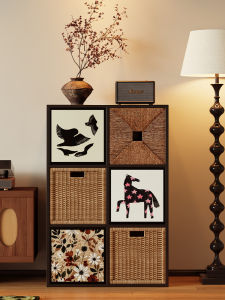 ZHUOHE | Lattice Wall Mounted Multi-purpose Cabinet