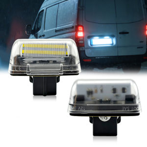 Bộ Đèn Biển Số 2xLED Màu Trắng Dành Cho Ford Transit MK4-MK7 & Ford Transit Connect 2002-2013 OEM # Phụ Kiện Xe 4388111