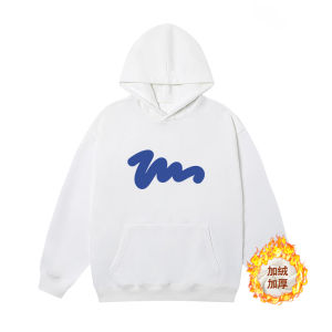 เสื้อสเวตเตอร์คอกลมทรงหลวมผ้าฝ้ายแท้คุณภาพสูงสำหรับคู่รัก ฤดูใบไม้ร่วง/ฤดูหนาว สไตล์อเมริกัน แฟชั่นลำลอง ปีงู ปีใหม่