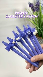 Pulpen Karakter Kartun Pena Sekolah Kantor Korean Cartoon Pen 1004