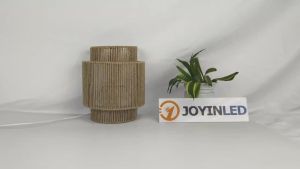 JOYINLED Wabi-sabi Retro Rattan Weaving Wall Lamp LED E27 Hemp Rope Wall Sconces Living Room Bedroom Bedside Homestay Corridor