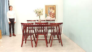 Bộ Bàn ăn 6 ghế Song Tiện: - LƯU Ý: Shop miễn phí ship tại Tp HCM và các vùng phụ cận ở Bình Dương và Đồng Nai