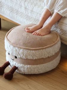 QIAOSHANG | Cute Cartoon Bread Shaped Stool Snack Shaped Children Seat