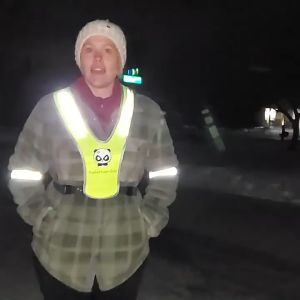 Reflective Night Running Vest High Visibility Reflective Vest Safety Vest With Elastic Strap For Night Hiking Cycling