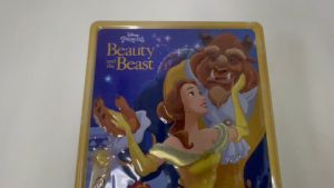 Disney Princess Beauty & the Beast Happy Tin Gift Set With Storybook Activity Books Stickers Poster & Colour Pens For Kids