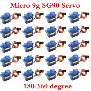 2/5/10/20pcs SG90 Servo Motor Micro 9g 180 360 Degree Mount SG90 Kit Without Metal Gear Pro RC Car Toy Airplane Arduino DIY