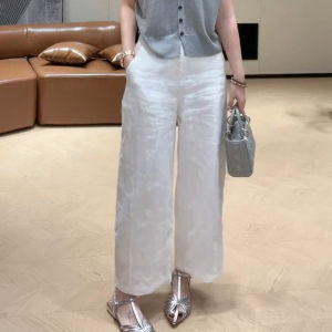 Shalldoer | Chic Korean Style Sleeveless Knitted Top And Casual Pants Two-Piece Set For Women In Summer Pure Color Anti-Aging Fashion