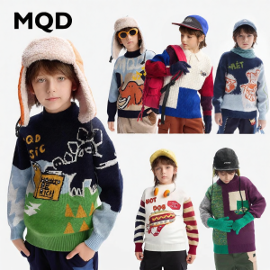 Spring and Autumn Half-High Neck Woolen Sweater