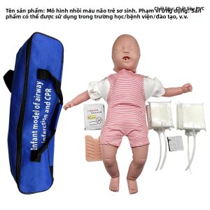 Mô Hình Tắc Nghẽn Đường Thở Trẻ Sơ Sinh 55cm Dụng Cụ Huấn Luyện Mô Phỏng Hồi Sức Tim Phổi
