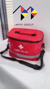 mppc กระเป๋าแพทย์เคลื่อนที่ ทรงกระบอก พร้อมสายสะพายคล้องไหล่ กระเป๋าปฐมพยาบาล