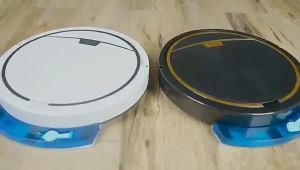 Robot hút bụi lau nhà RS300 điều khiển qua remote tiện lợi hút cực mạnh cảm biến thông minh lau ướt