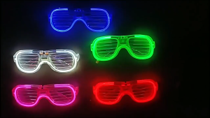 【24H SHIP】5 Colors LED Glow Glasses 3 Modes Light Up Flashing Party Eyewear Concert Festival Rave