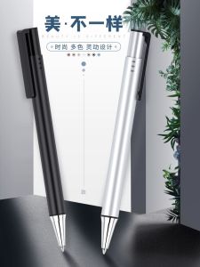 Bút Kim Loại Nút Grace in Logo Laser Quà Tặng Doanh Nghiệp Bút Kí Tự Tròn Bút Bi Mực Dầu Màu Đen Xanh Lá Cây