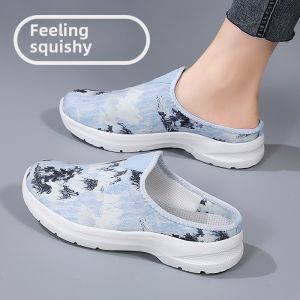Comfortable Soft-Soled Slippers for Women Spring Style Lightweight Half-Slip Flat Shoes Perfect for Daily Wear