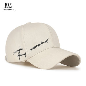 หมวกเบสบอลแฟชั่น LouisWill ใช้ได้ทั้งชายและหญิงหมวกเบสบอลกลางแจ้งหมวกกันแดดระบายอากาศหมวกเบสบอลหมวกแก๊ปโผล่กันแดดหมวกแฟชั่นหมวกปรับได้หมวกกีฬากลางแจ้งออกกำลังกาย