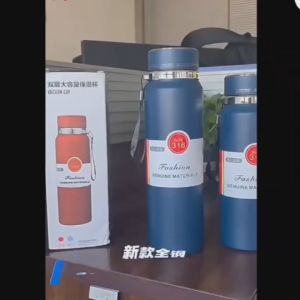 THERMOS KOPI STAINLESS ADA TALI TERMOS FLASK 800ML TAHAN PANAS DAN DINGIN ANTI BOCOR KODE 748-3 NEW