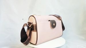 Danlu Leather Sling Crossbody Bag Long Straps for Women Ladies Shoulder Bag