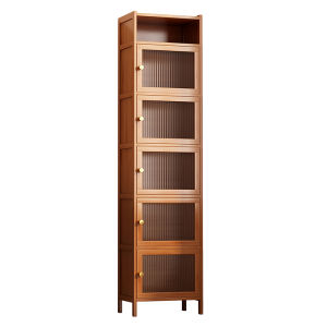 ZHUSHANXIA | Dust-proof Tall Narrow Bookshelf Shelf